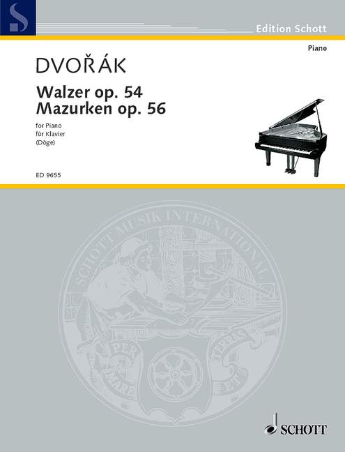 Walzer und Mazurken op. 54 und 56&nbsp;&nbsp;für Klavier&nbsp;&nbsp;