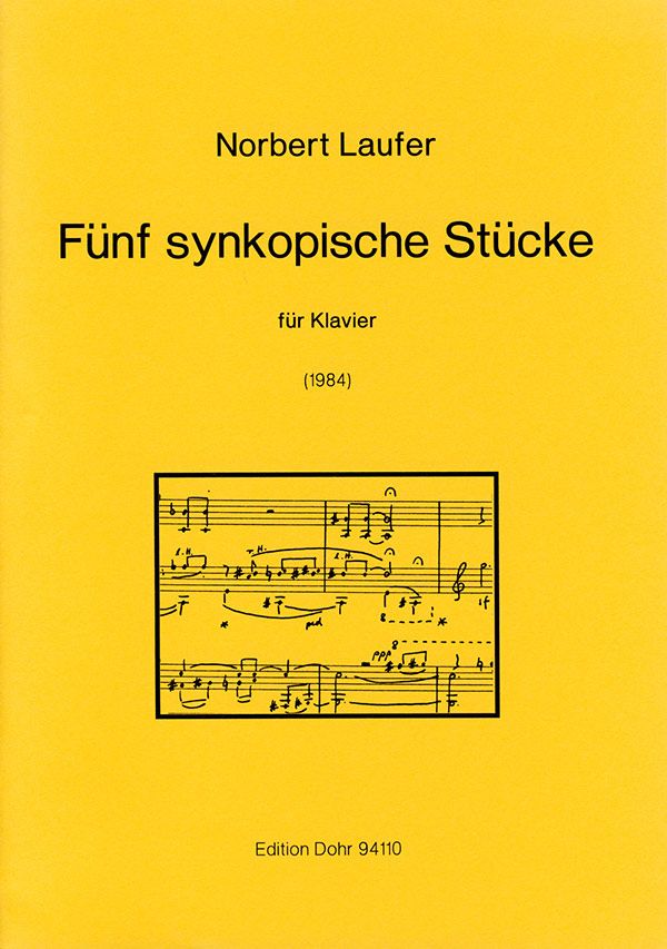 5 synkopische Stücke  für Klavier  