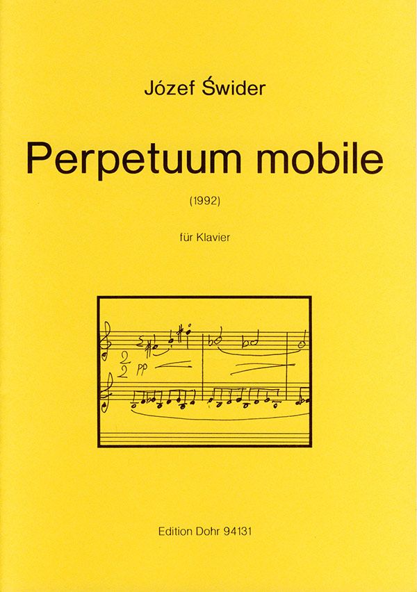 Perpetuum mobile&nbsp;&nbsp;für Klavier&nbsp;&nbsp;