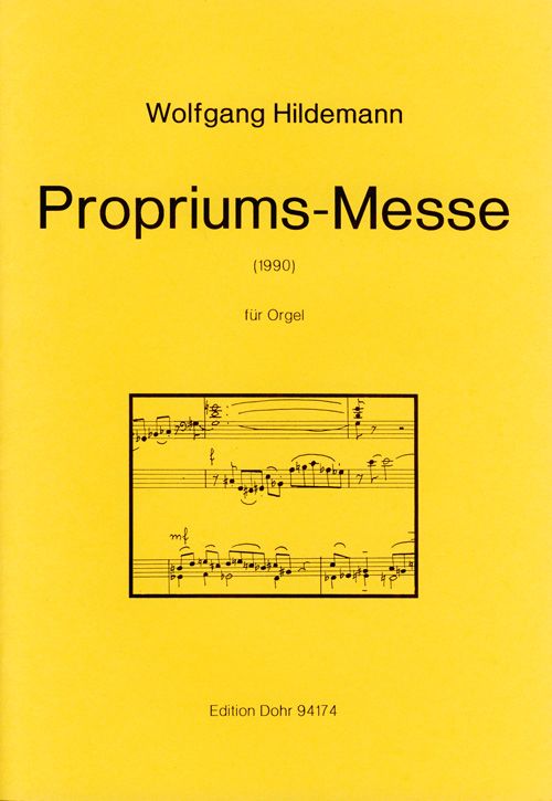 Propriumsmesse  für Orgel  