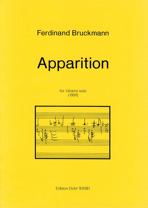 APPARITION FUER&nbsp;&nbsp;SKORDIERTE GITARRE&nbsp;&nbsp;