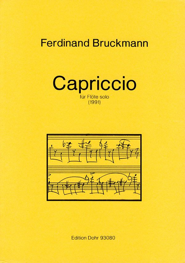 Capriccio für Flöte&nbsp;&nbsp;&nbsp;&nbsp;