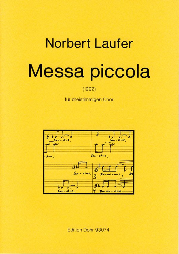 Messa piccola für gem Chor (SAM)  a cappella  Partitur