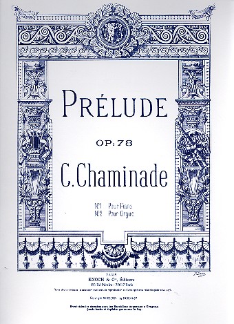 Prelude op.78&nbsp;&nbsp;pour orgue&nbsp;&nbsp;