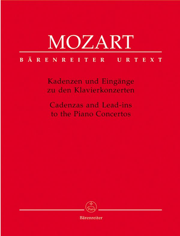 Kadenzen und Eingänge&nbsp;&nbsp;zu den Klavierkonzerten&nbsp;&nbsp;