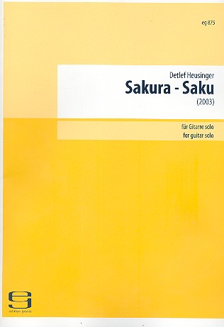 Sakura-saku  für Gitarre  
