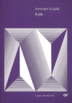 Kyrie RV587&nbsp;&nbsp;a 8 in due cori con istrumenti&nbsp;&nbsp;Klavierauszug (la/en)