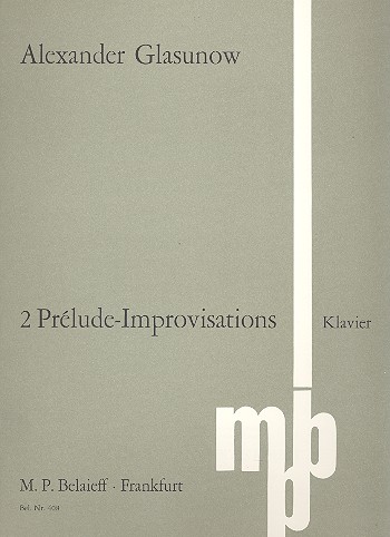 2 Prélude-Improvisations  für Klavier  