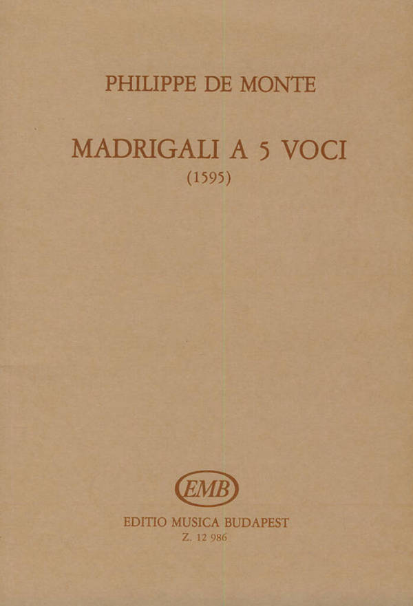 Madrigali à 5 voci  study score  