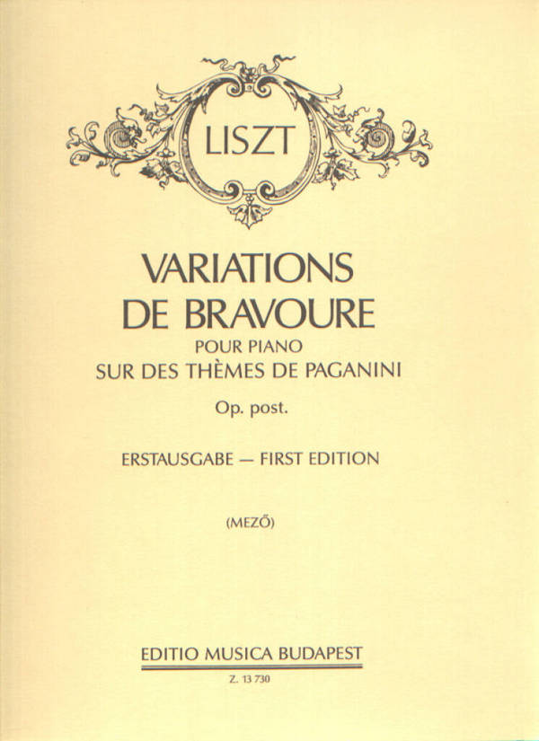 Variations de bravoure&nbsp;&nbsp;pour piano&nbsp;&nbsp;
