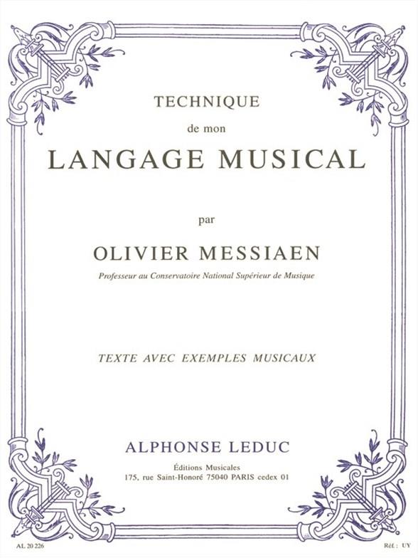 Technique de mon langage  musical texte avec exemples  musicaux