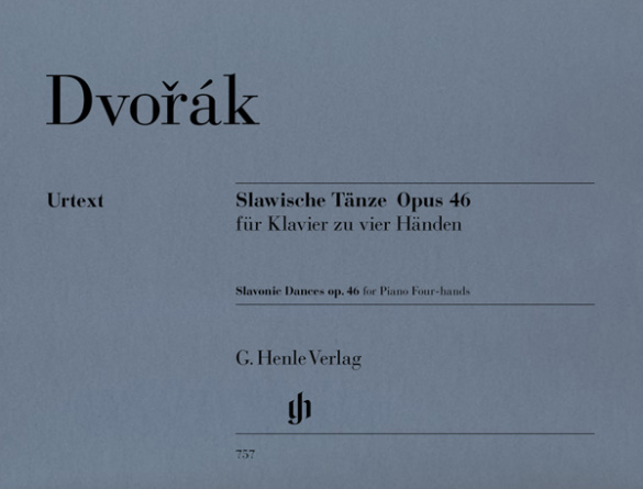 Slawische Tänze op.46&nbsp;&nbsp;für Klavier zu 4 Händen&nbsp;&nbsp;