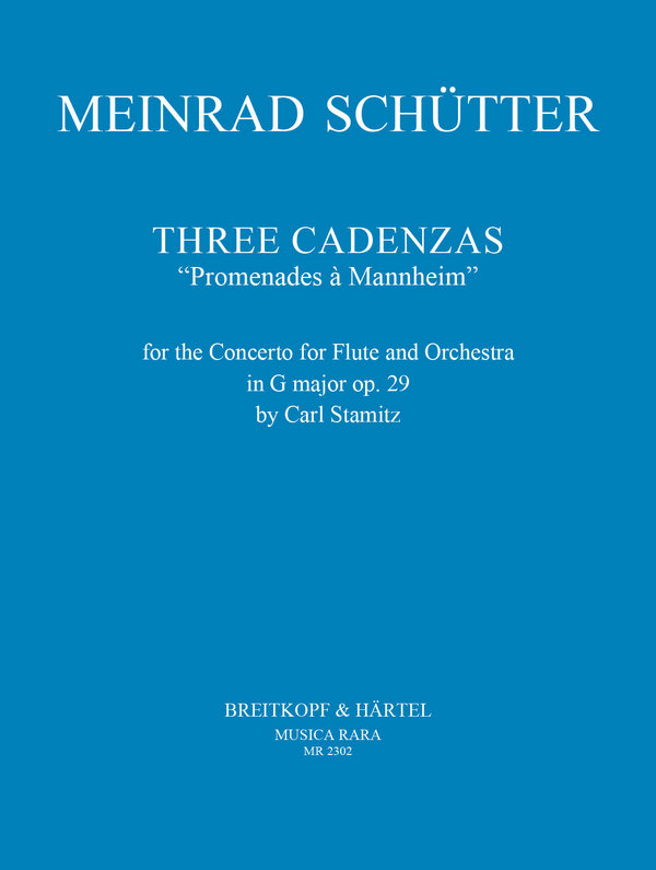 3 Kadenzen zum Konzert G-Dur op.29  für Flöte und Orchester (Stamitz)  für Flöte