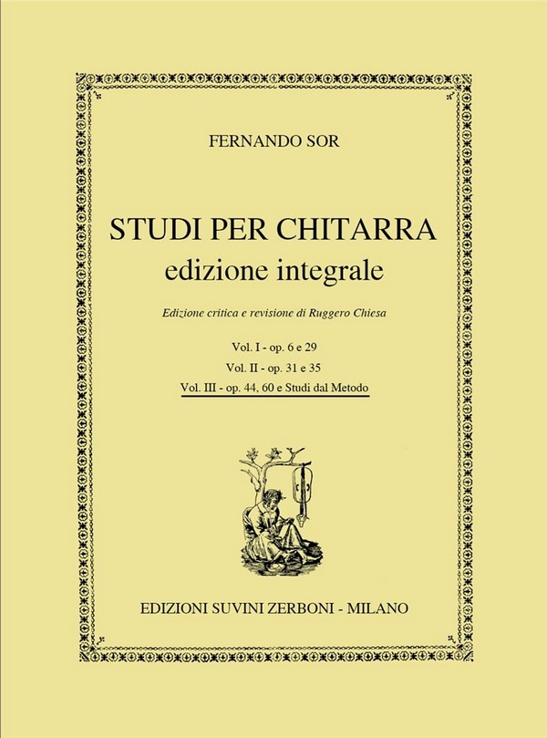 Studi vol.3&nbsp;&nbsp;per Chitarra &nbsp;&nbsp;
