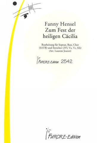 Zum Fest der heiligen Cäcilie  für Soli, gem Chor und Orchester  Partitur