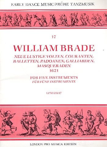 Neue lustige Volten, Couranten, Balletten, Padoanen...:  für 5 Instrumente  Partitur