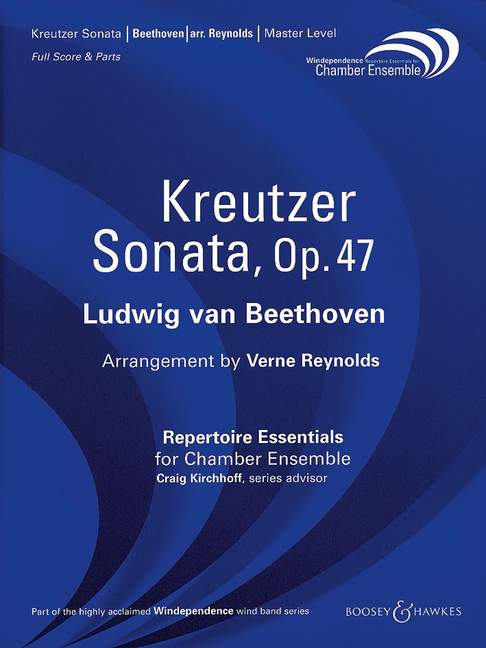 Kreutzer Sonate op. 47&nbsp;&nbsp;für 10 Bläser&nbsp;&nbsp;Partitur und Stimmen