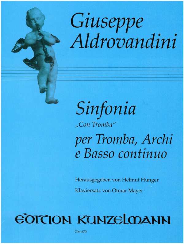 Sinfonie Con Tromba D-Dur&nbsp;&nbsp;für Trompete, Streicher und Bc&nbsp;&nbsp;für Trompete (C/B) und Klavier
