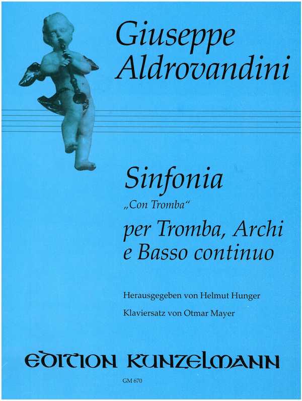 Sinfonie Con Tromba D-Dur  für Trompete, Streicher und Bc  für Trompete (C/B) und Klavier