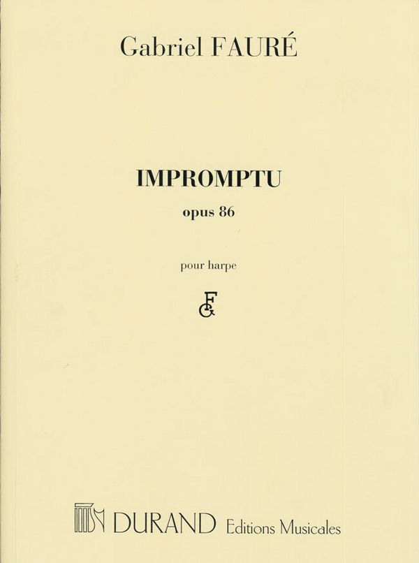 Impromptu op.86 pour harpe&nbsp;&nbsp;&nbsp;&nbsp;