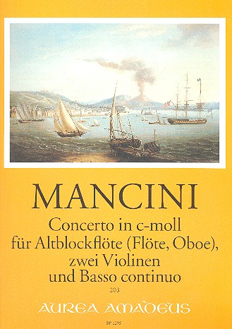 Konzert c-Moll für Altblockflöte  (Flöte, Oboe), 2 Violinen und Bc  