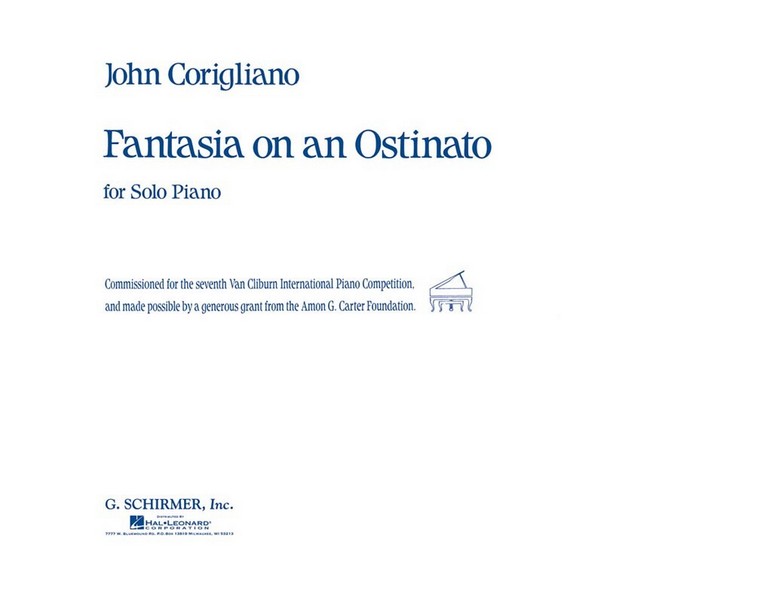 Fantasia on an ostinato  for piano  Grossformat