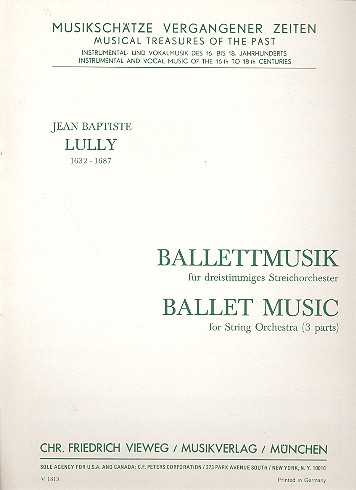 Ballettmusik  für Streichorchester  Partitur