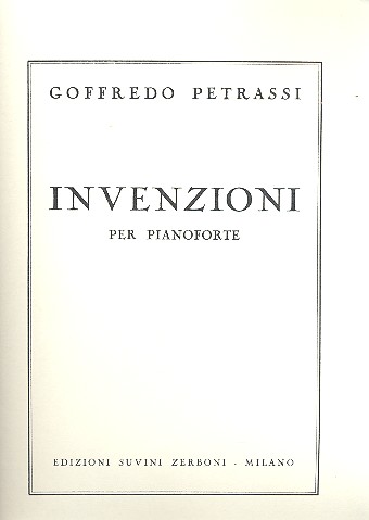 Invenzioni  per pianoforte  