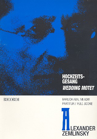 Hochzeits-Gesang für Kantor,&nbsp;&nbsp;gem Chor und Orgel&nbsp;&nbsp;Partitur