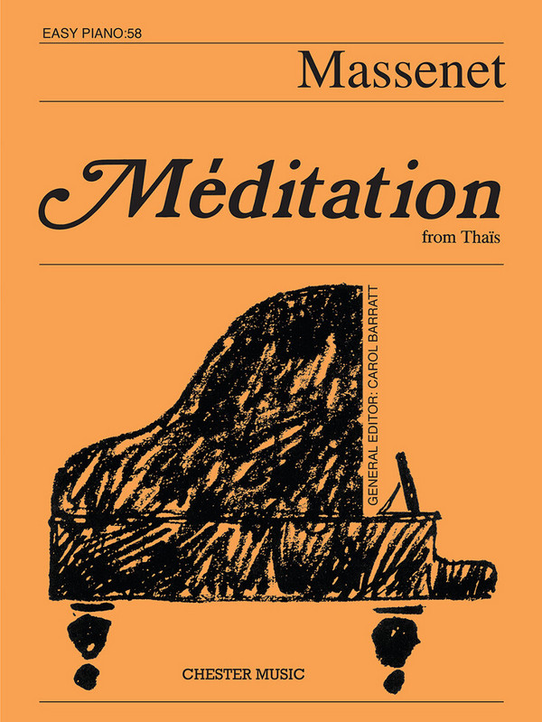 Meditation from Thais  for easy piano  