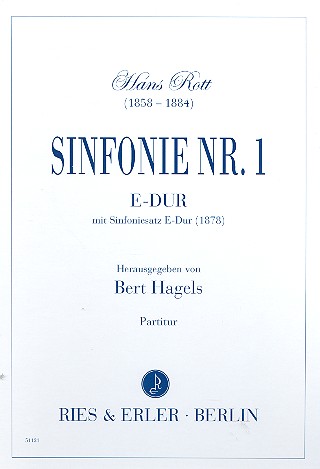 Sinfonie E-Dur Nr.1 &nbsp;&nbsp;für Orchester&nbsp;&nbsp;Partitur (gebunden)