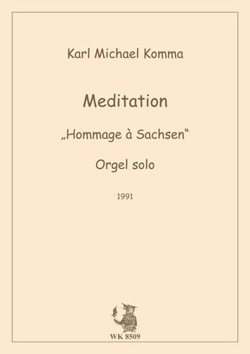 Meditation  für Orgel  