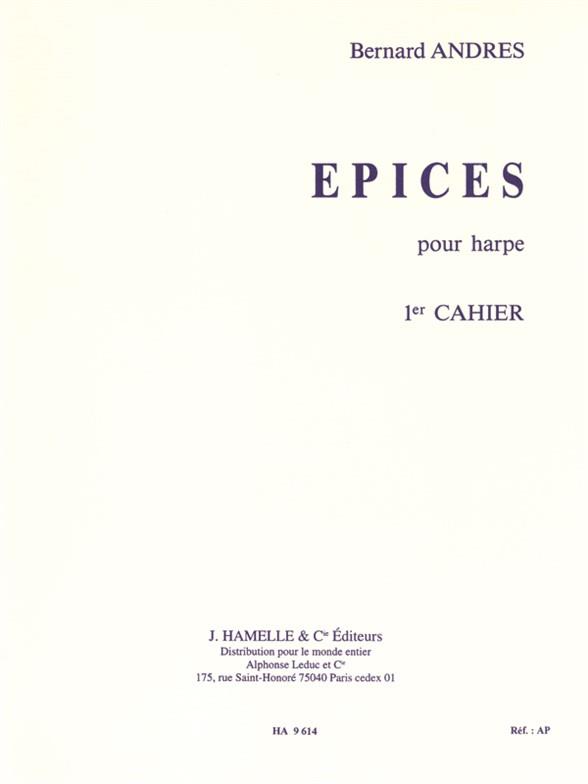 Epices vol.1  pour harpe  