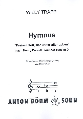 Hymnus  für gem Chor, Orgel (Bläserbegleitung / Klavier)  Ausgabe A,  Partitur
