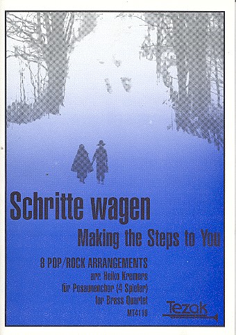 Schritte wagen für Posaunenchor  (4 Spieler),  Partitur  8 Rock-Pop-Arrangements