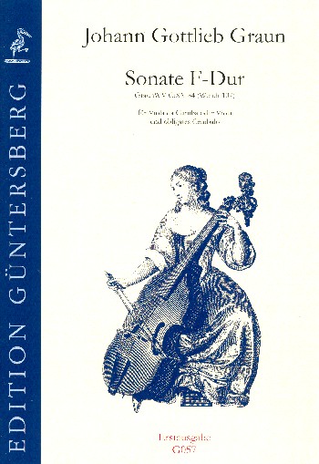 Sonate F-Dur Wandt107&nbsp;&nbsp;für Viola da gamba (Viola) und&nbsp;&nbsp;Cembalo