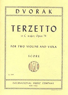 Terzetto C major op.74&nbsp;&nbsp;for 2 violins and viola&nbsp;&nbsp;study score