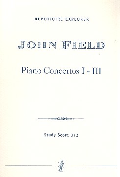 Konzerte Nr.1-3 für Klavier  und Orchester  Studienpartitur