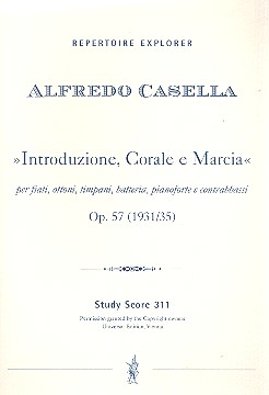 Introduzione, corale e marcia op.57  per orchestra  Studienpartitur