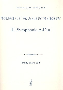Sinfonie A-Dur Nr.2  für Orchester  Studienpartitur