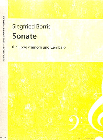 Sonate für Oboe d'amore  und Klavier  