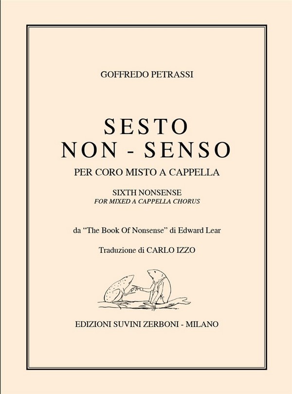 Sesto non-senso   per coro misto a cappella  Partitur