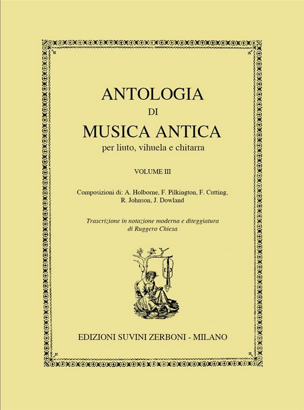 Antologia di musica antica vol.3  per liuto (vihuela, chitarra)  