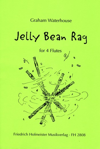 Jelly Bean Rag für 3 Flöten und  Altflöte in G  Partitur und Stimmen
