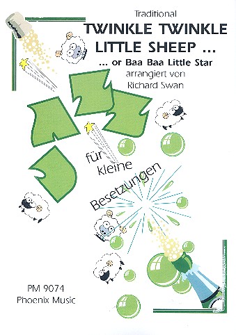 Twinkle twinkle little Sheep  für kleines Jazz-Ensemble  Partitur und Stimmen