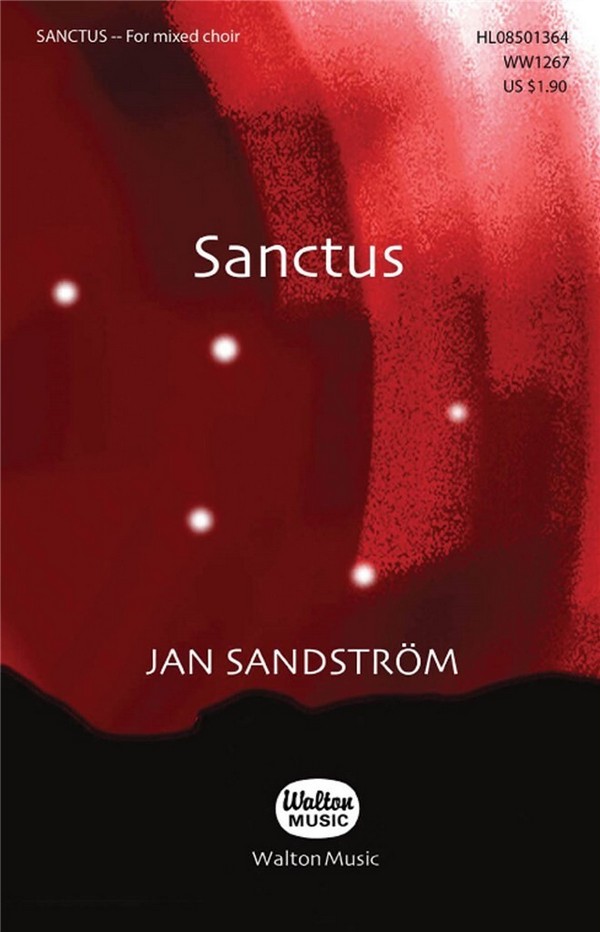 Sanctus for mixed chorus  and piano  