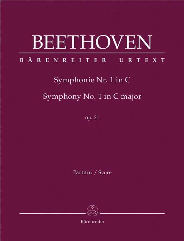 Sinfonie C-Dur Nr.1 op.21&nbsp;&nbsp;für Orchester&nbsp;&nbsp;Partitur