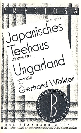 Japanisches Teehaus  und  Ungarland für Salonorchester  