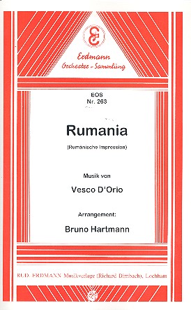 Rumania Rumänische Impression&nbsp;&nbsp;für Salonorchester&nbsp;&nbsp;