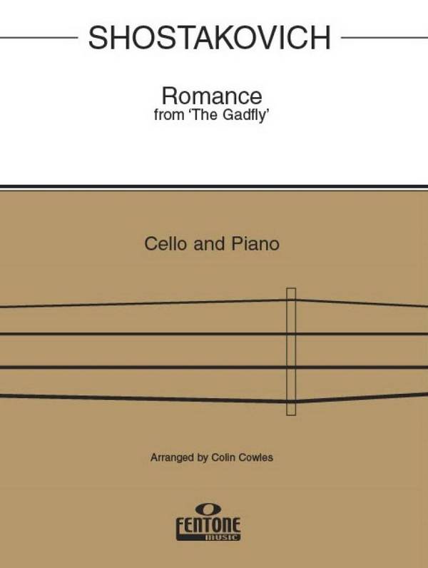 Romance from the Gadfly  for cello and piano  